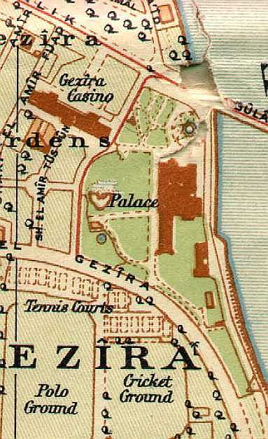 Map of palace circa 1919