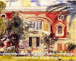 drawing of Italian Embassy