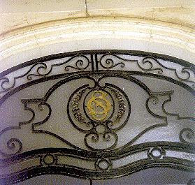 initials of Omar Sirry at entrance of No. 10 Tolombat