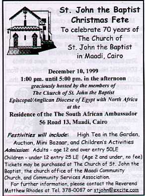 garden church fete at South African Embassy