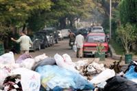 Maadi street garbage
