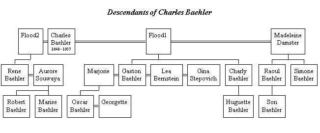 Family tree; source Laurent Bailiff/Oscar Baehler