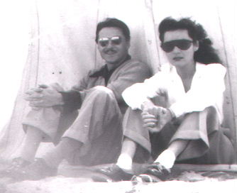 Princess Fawzia with 2nd husband Ismal Chirine