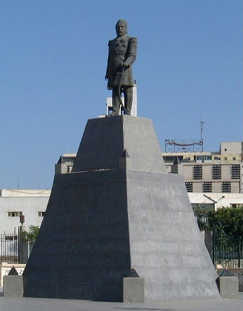 statue of Khedive Ismail in Alexandria